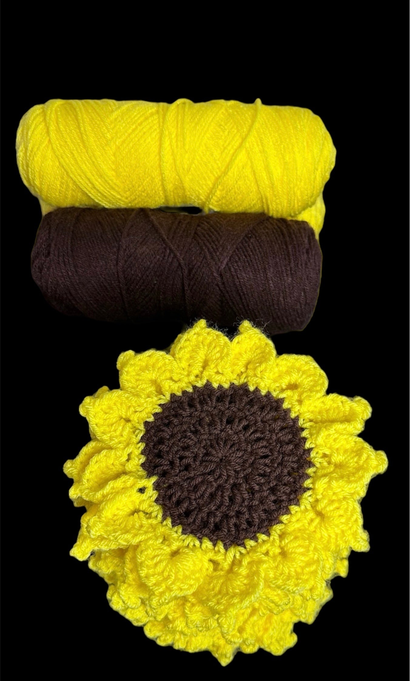 Sunflower coasters